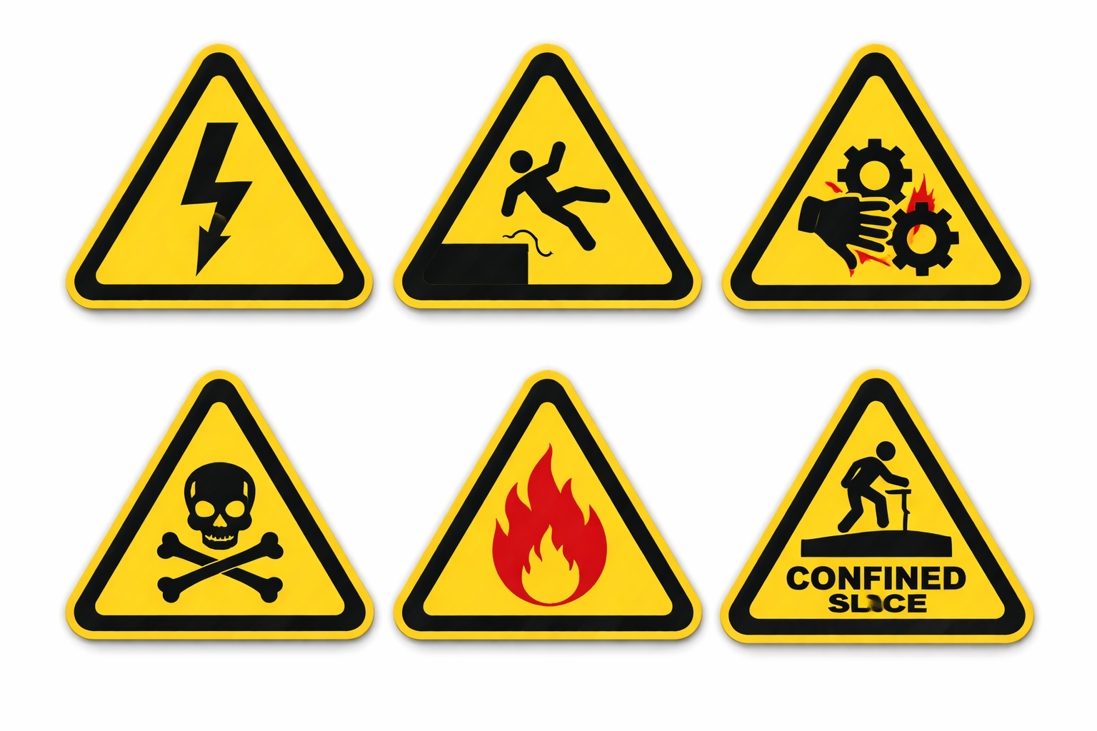 Six primary hazard categories